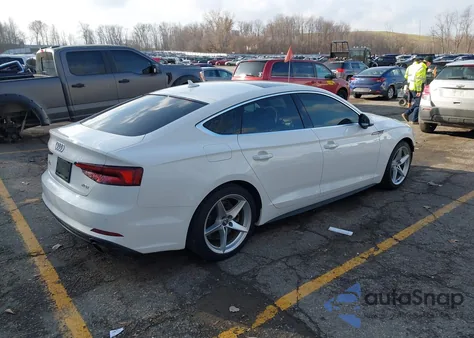 2018 Audi A5 2.0T Premium z USA, uszkodzony, nr VIN WAUENCF57JA029323